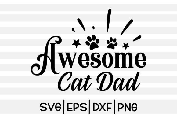 Awesome Cat Dad SVG Review for Embroidery Projects