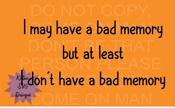 Bad Memory Embroidery Design Review