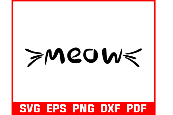Cat Moustache Embroidery Design Files