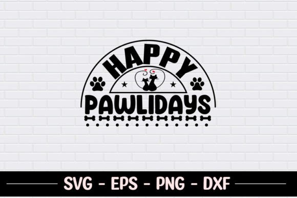 Happy Pawlidays - Cat Christmas SVG Review
