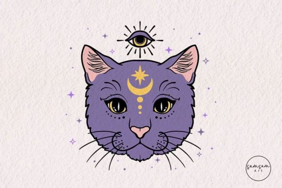 Mystical Cat Moon SVG Review