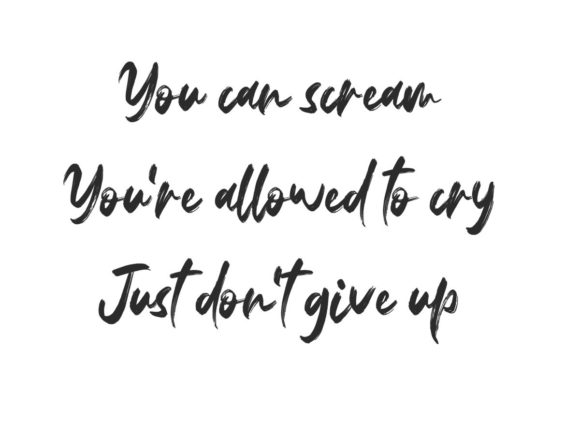 Scream but Dont Give Up Embroidery Design Review